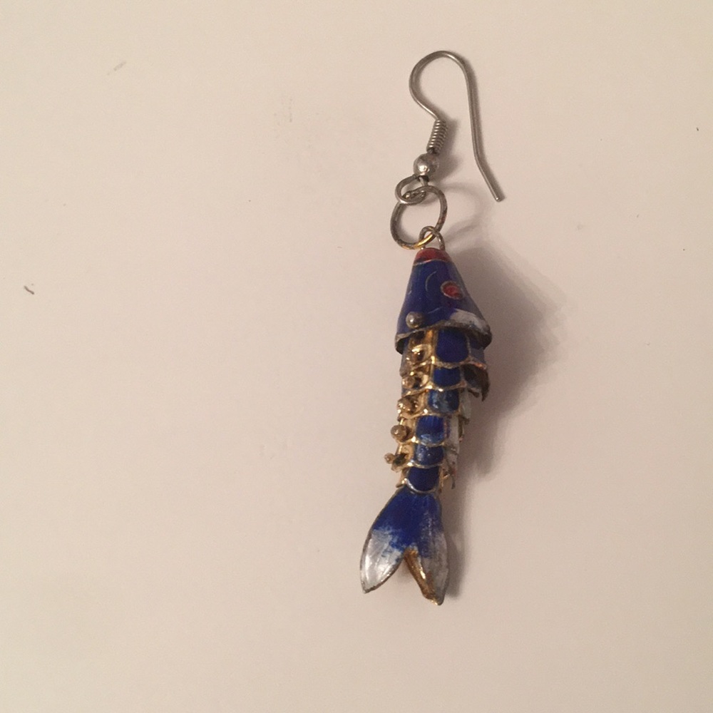 FISH earring purchased in ISRAEL